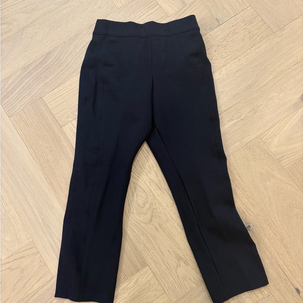 Spanx Navy slim fit ponte pants